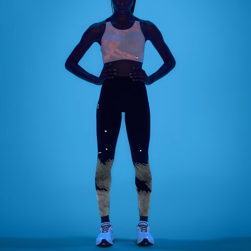 On Running Black Performance Winter Tights Lumos