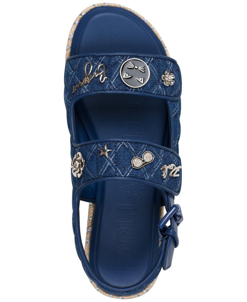 KARL LAGERFELD PARIS CHARLAY ANKLE STRAP ESPADRILLE