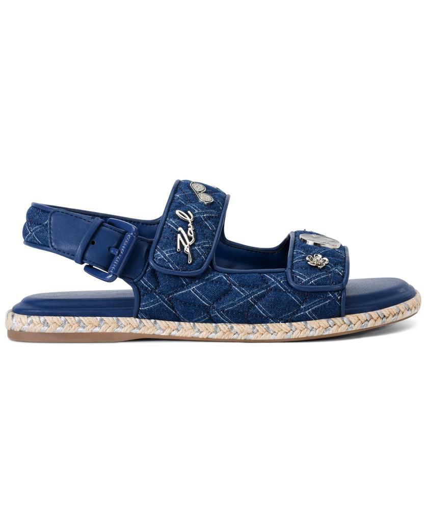 KARL LAGERFELD PARIS CHARLAY ANKLE STRAP ESPADRILLE
