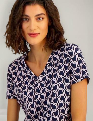 Tommy Hilfiger Women's Heart V-Neck T-shirt
