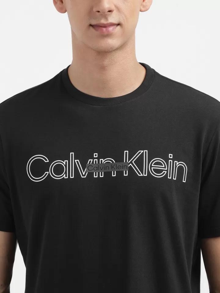 CK Jeans Pure Cotton Brand Logo Printed Casual Tee