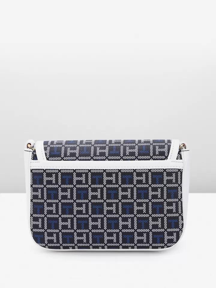 Tommy Hilfiger Brand Logo Textured Sling Bag
