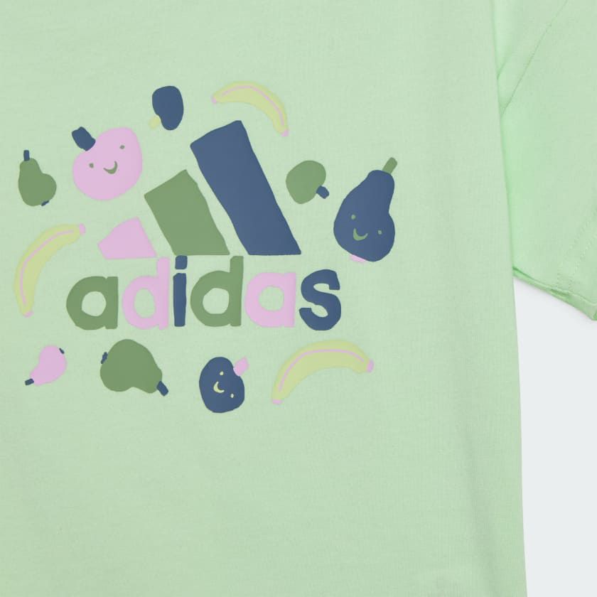 ADIDAS Essentials Allover Print Tee Set