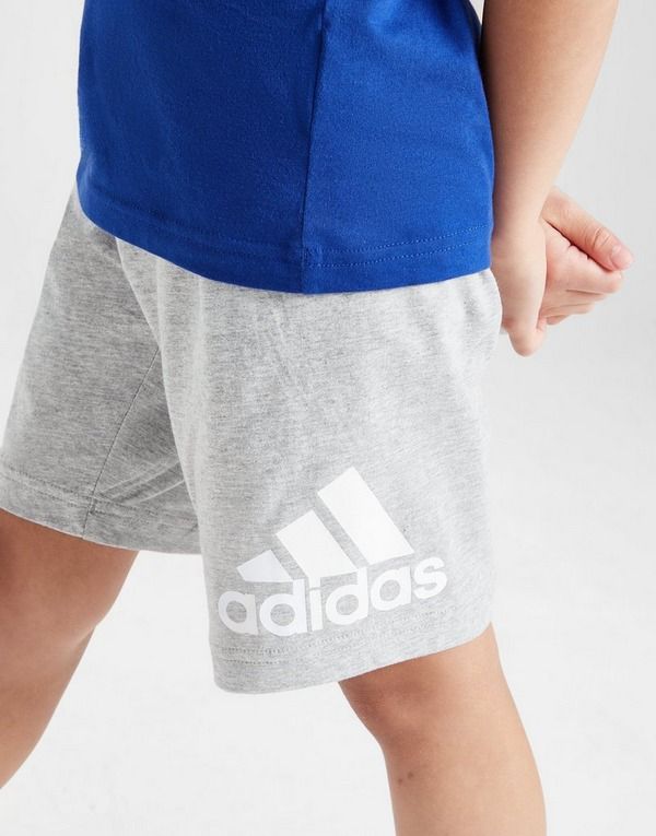 ADIDAS ESSENTIALS LOGO TEE AND SHORT SET