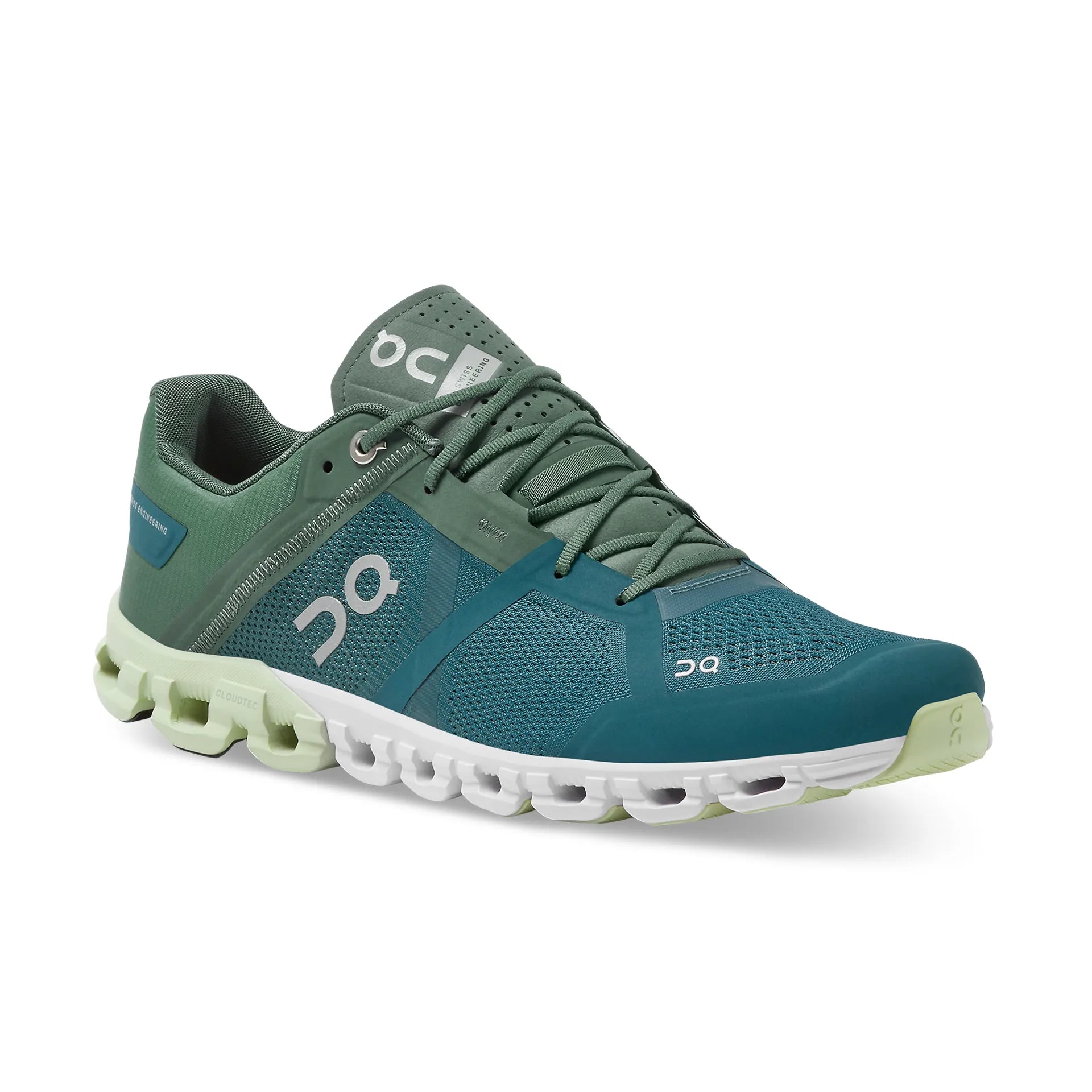 On Cloudflow Sea/Petrol Running Shoes
