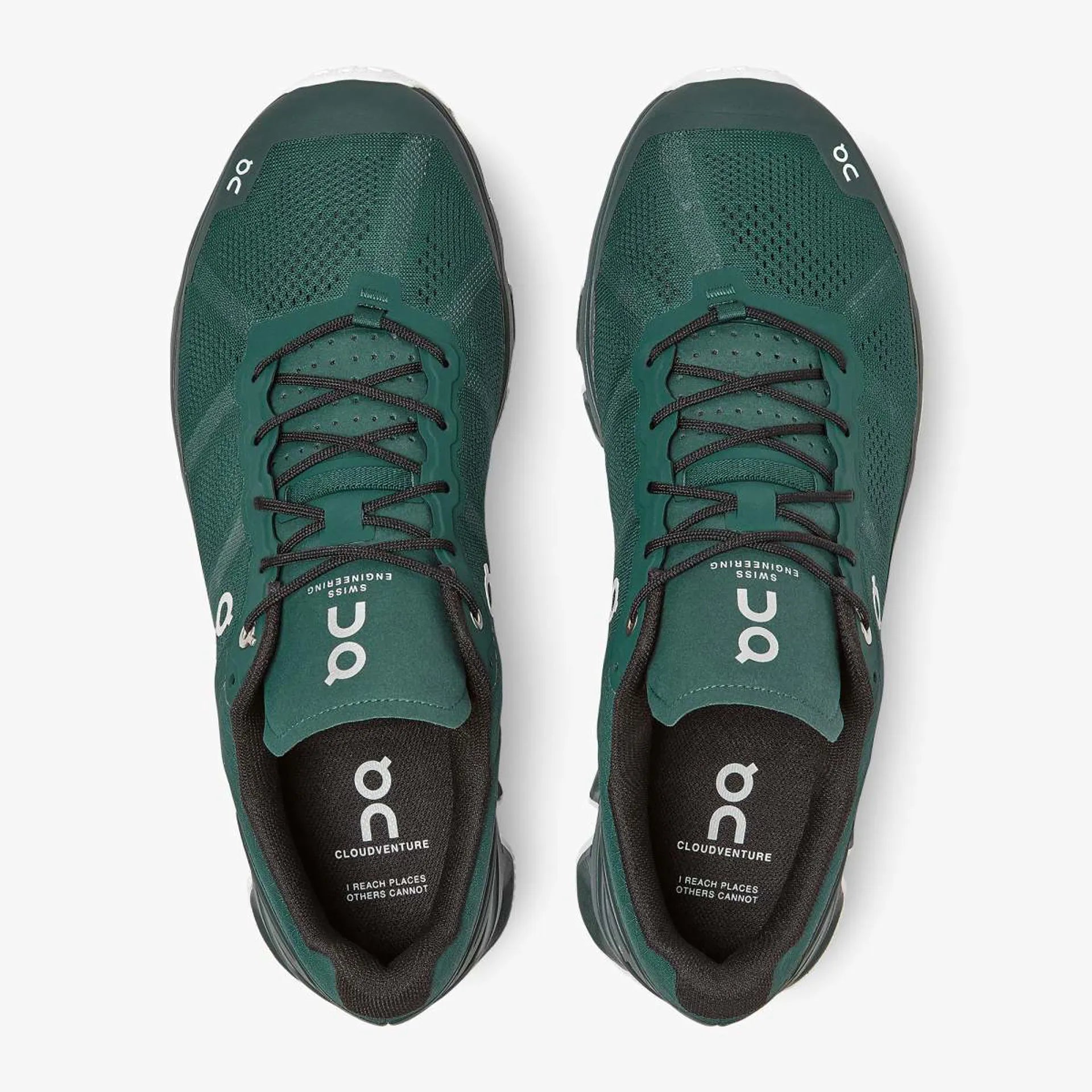 On Running Cloudventure Evergreen/White Trail Running Shoes