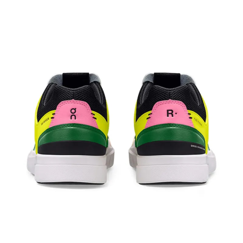 On The Roger Clubhouse Yellow/White Running Shoes