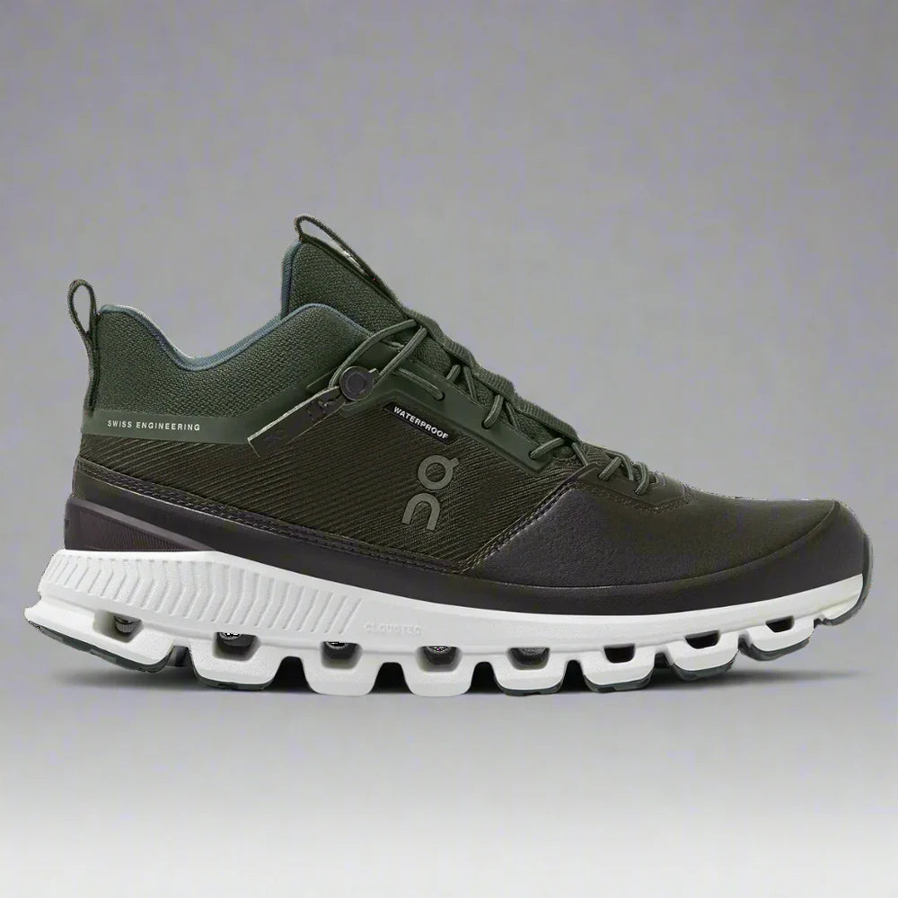 On Cloud Hi Waterproof Fir/Umber Running Shoes