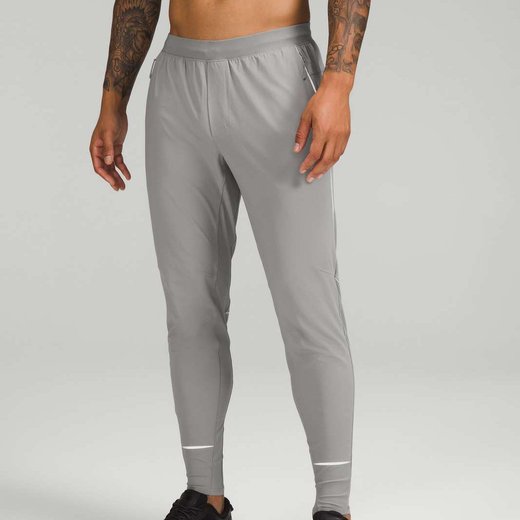Lululemon Surge Hybrid Short Reflective Grey Pants