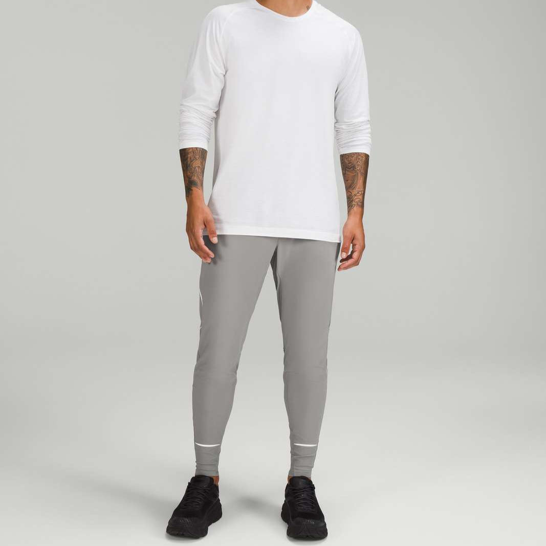 Lululemon Surge Hybrid Short Reflective Grey Pants