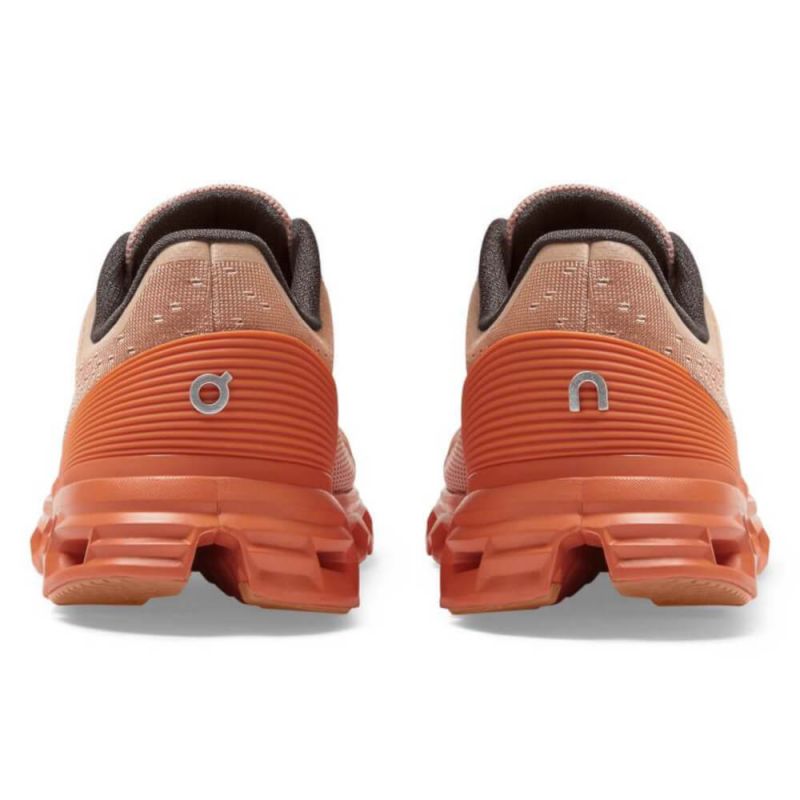 On Cloudstratus Rosebrown/Flare Running Shoes