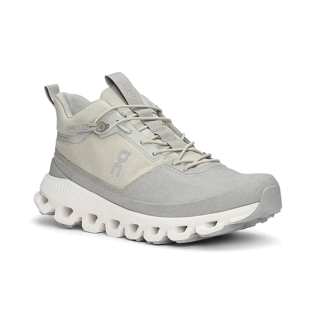 On Cloud Hi Glacier/Grey Running Shoes