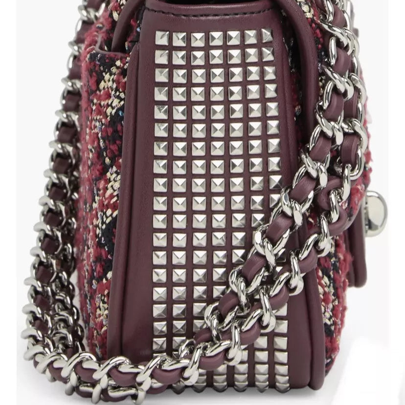 Karl Lagerfeld Wine/Navy Shoulder Bag