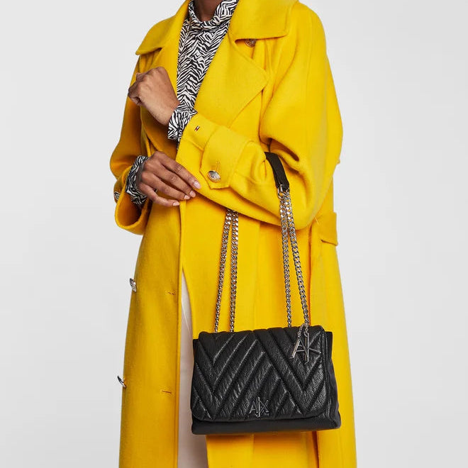 Armani Exchange Quilted Medium Crossbody Bag