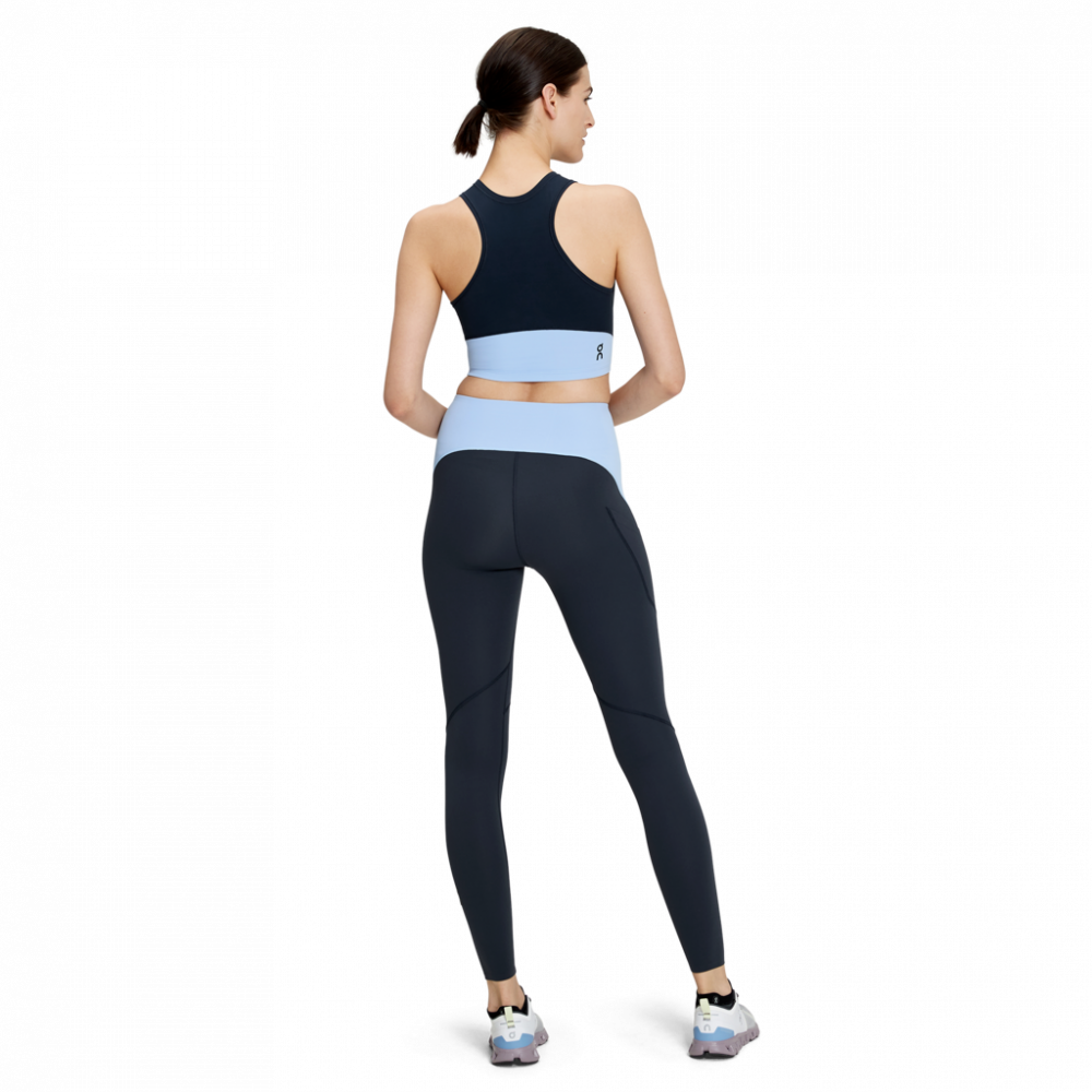 On Running Navy/Stratosphere Movement Crop Top