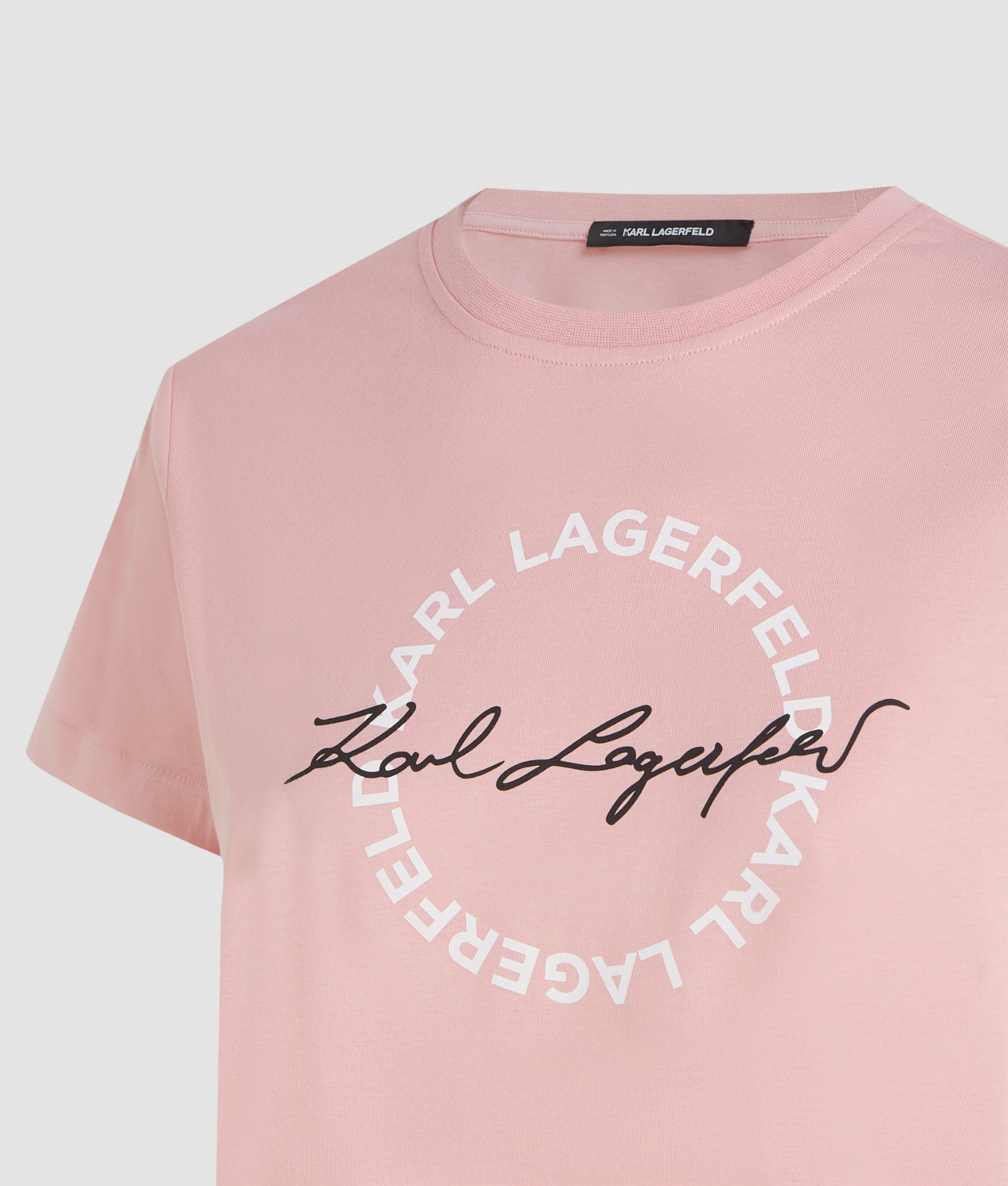 KARL LAGERFELD CIRCLE LOGO TEE