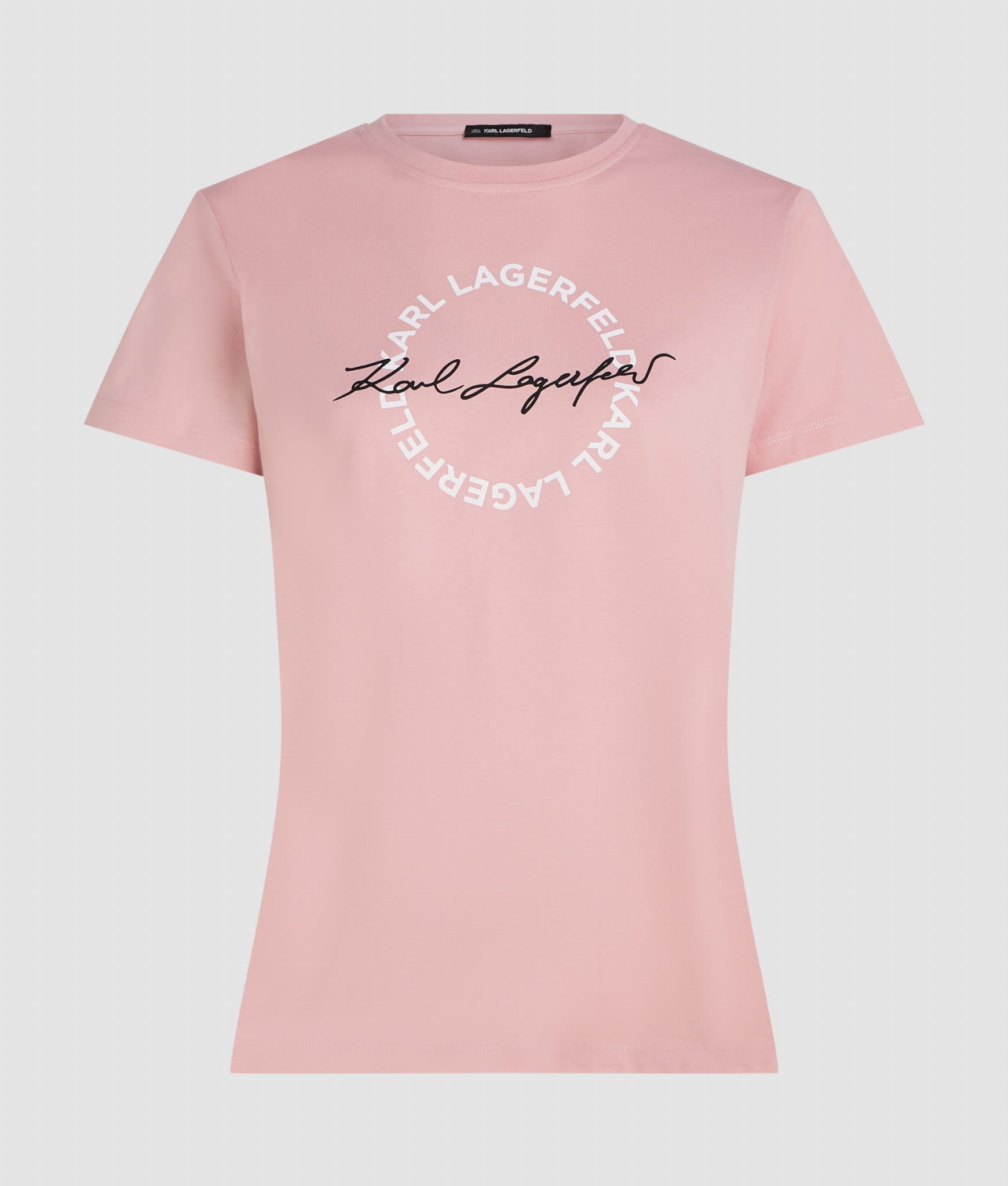 KARL LAGERFELD CIRCLE LOGO TEE