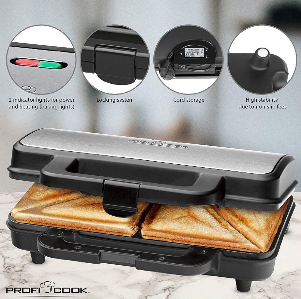 ProfiCook Sandwich Toaster