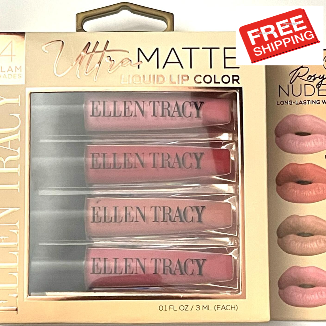 Ellen Tracy 4-Piece Lip Gloss Set