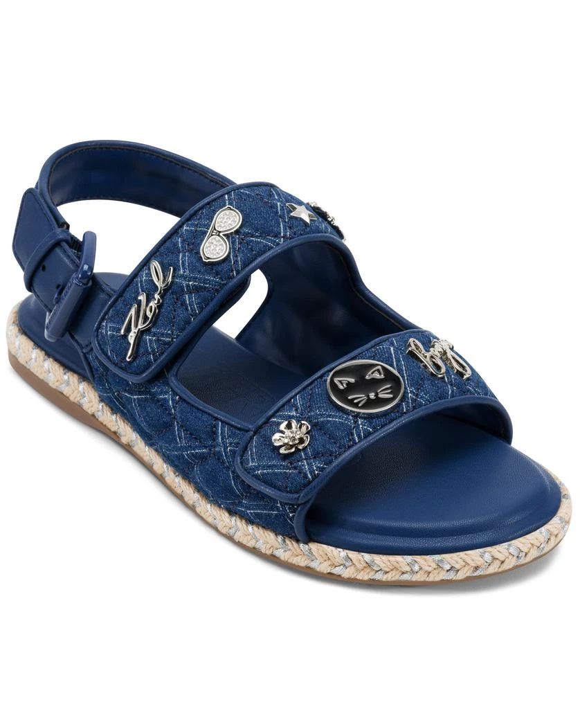 KARL LAGERFELD PARIS CHARLAY ANKLE STRAP ESPADRILLE