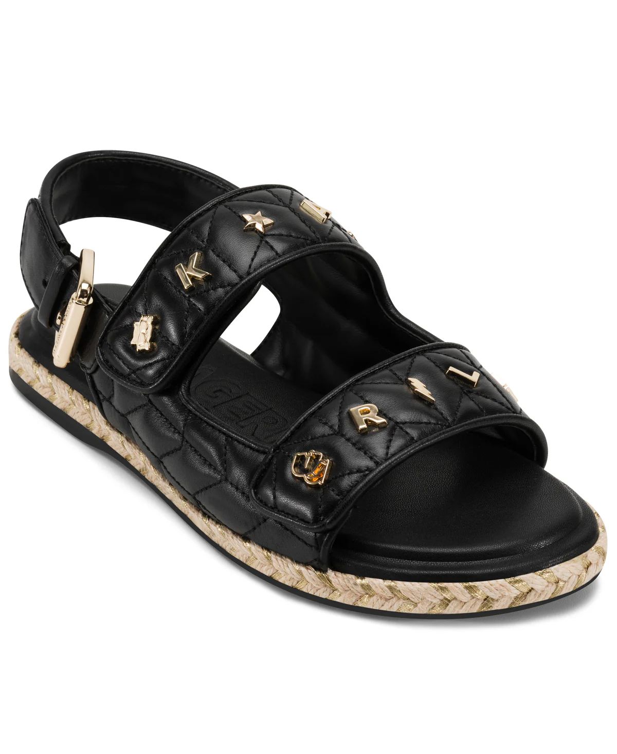 KARL LAGERFELD PARIS CHARLEY ESPADRILLE SLINGBACK SANDAL