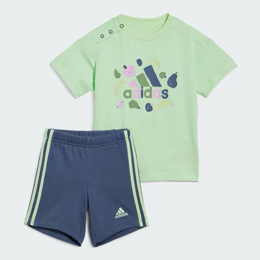 ADIDAS Essentials Allover Print Tee Set