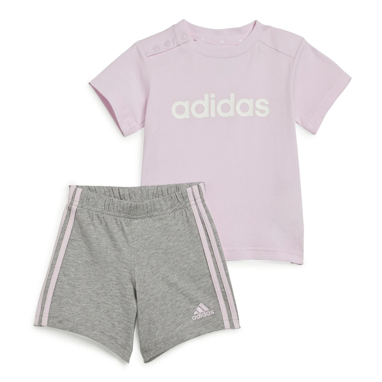 ADIDAS Essentials  Lineage  Organic  Cotton Tee And Shorts Set