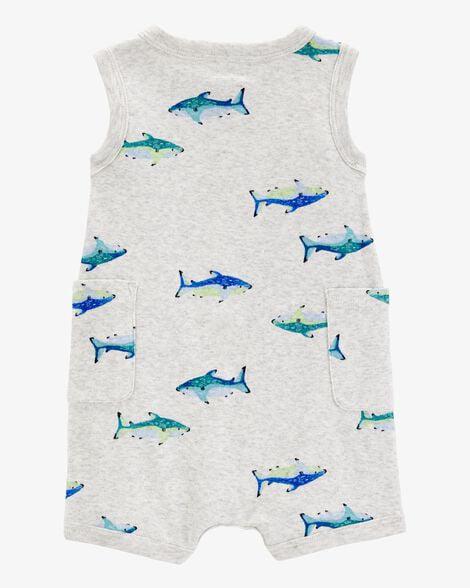 Carter's Baby Fish cotton Blend Romper