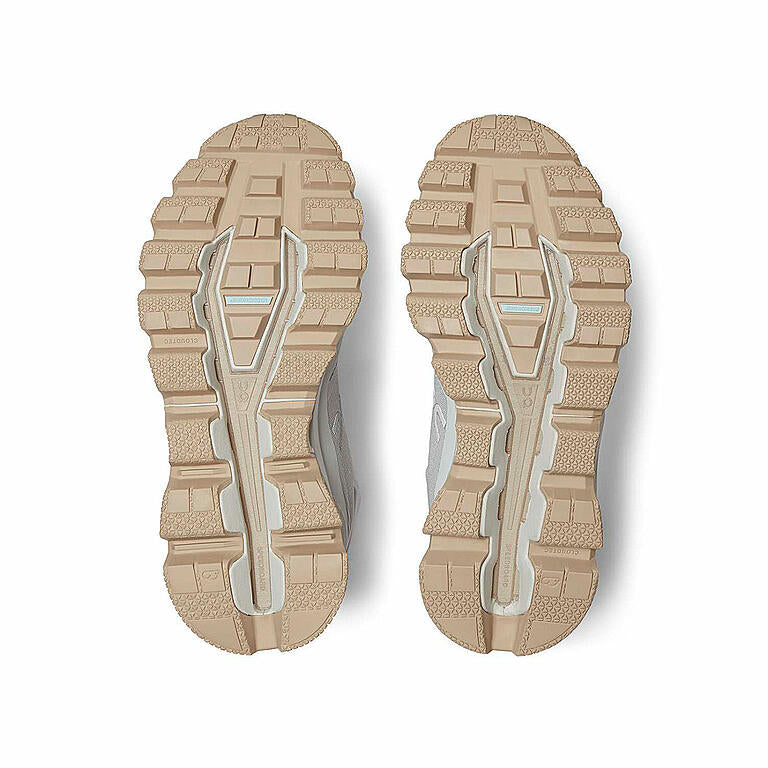 On Cloudrock Waterproof Glacier/Sand Running Shoes